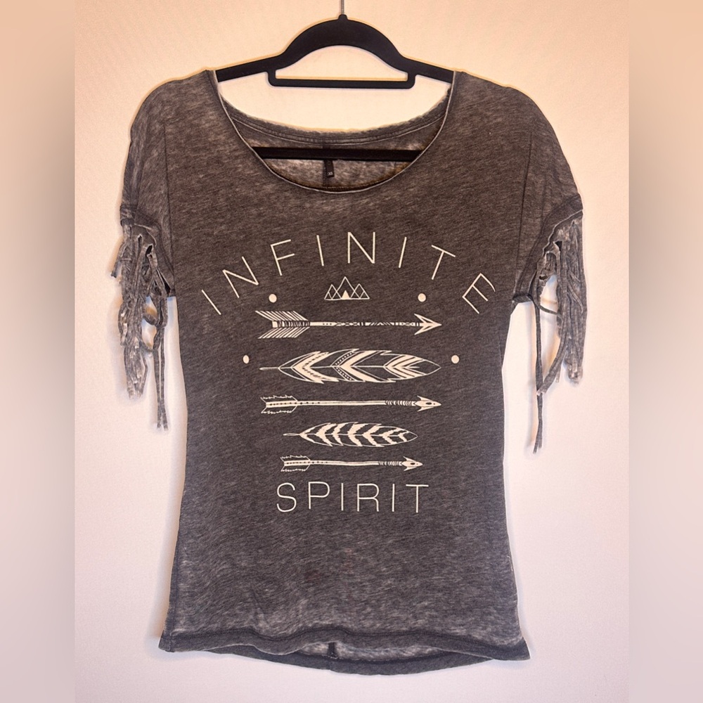 Only Gray 'Infinite Spirit' Short Sleeve Tee